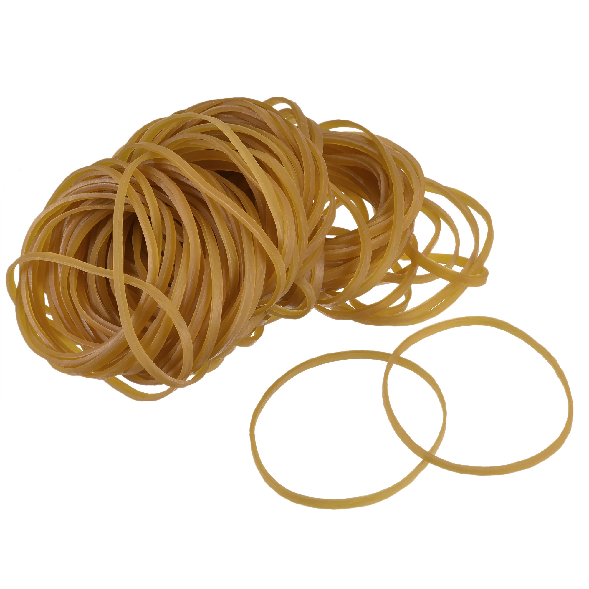 

Эластичная резинка Uxcell, желтая эластичная резинка диаметром 2,6 дюйма для дома и офиса, упаковка из 132 шт.