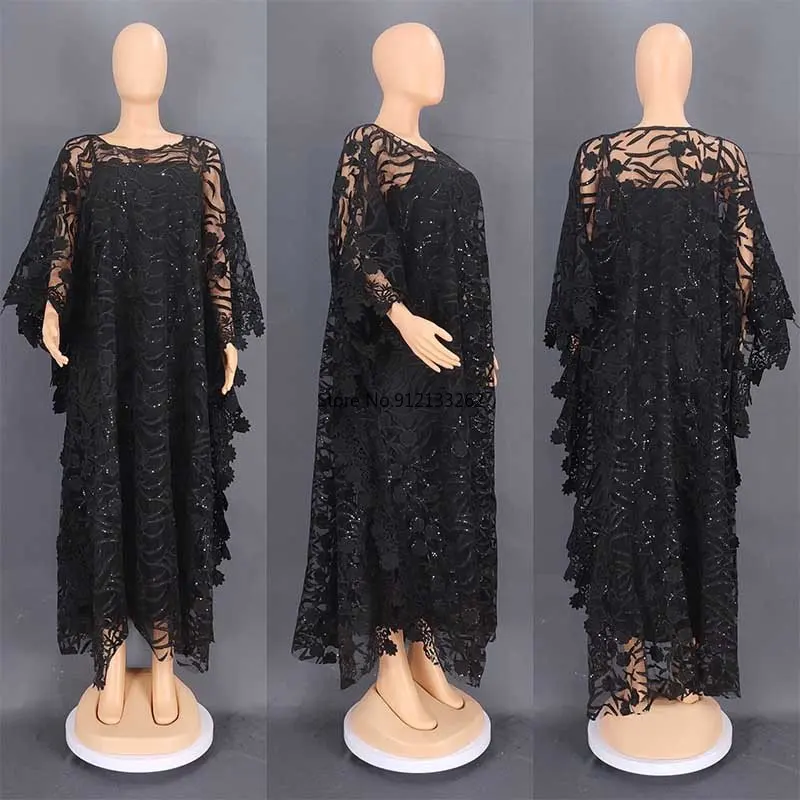 

2 Piece New Style Classic Design African Women Clothing Dashiki Diamond Robe Luxury Dubai Kaftan Vetement Abaya Maxi Dresses