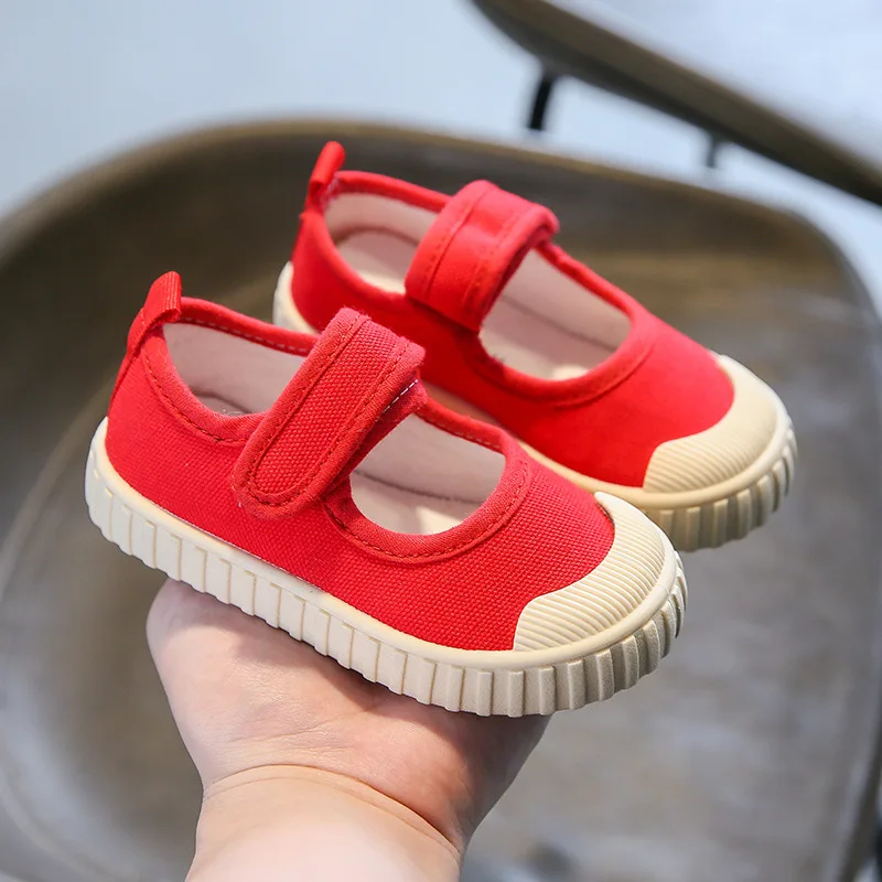 Kids Shoes Girls Shoes Children Sneakers Cute Sweet Canvas Casual Sneakers Fashion Soft Flats Girls Toddler Girls Shoes 21-32 enlarge