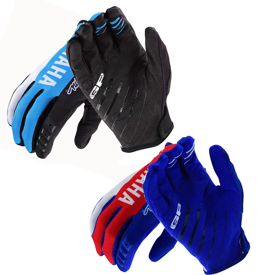

Мужские и женские синие перчатки для мотокросса MX для yamaha MTB BMX ATV Внедорожные мотоциклетные перчатки черные велосипедные перчатки для горно...
