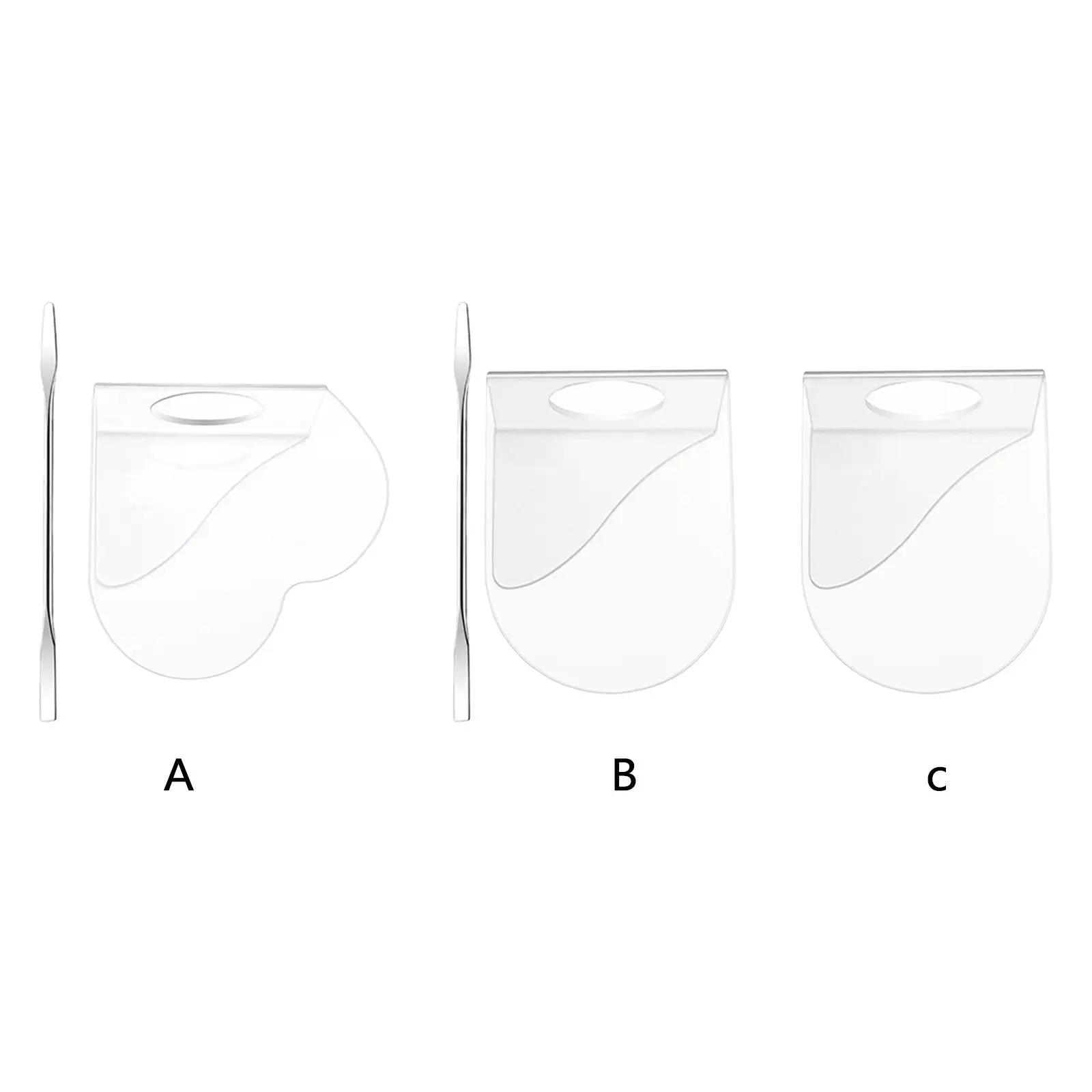 

Acrylic Makeup Foundation Mixing Palette Stainless Spatula for Eye Shadow