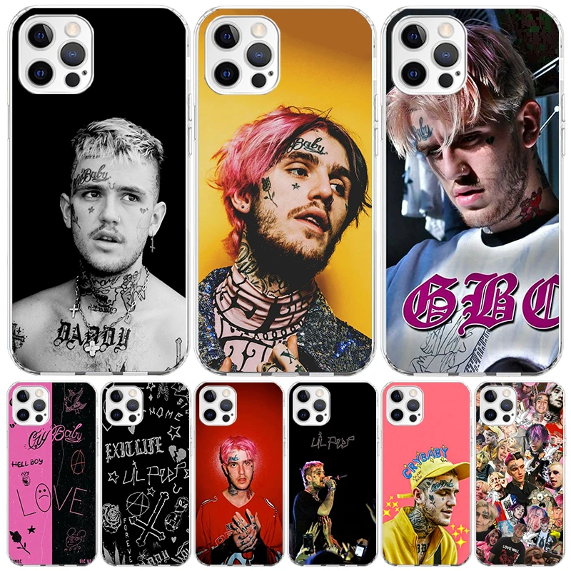 Чехол Lil Peep Singer для Apple iphone 16 15 14 13 12 Mini 11 Pro Max X XS XR 7 Plus 8 + SE 2020
