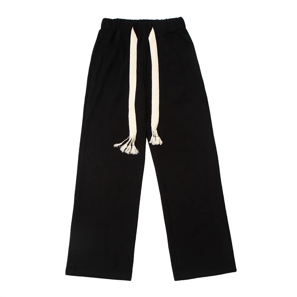 

Solid Color Baggy Pants Streetwear Harajuku Fashion Sweatpants Leisure Wide Leg Pants Men Loose Straight Pants Sports Trousers