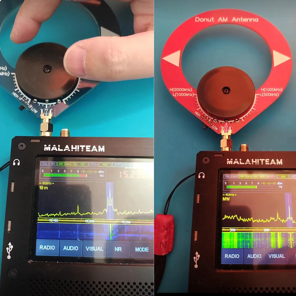

Loop Antenna 4MHz-24MHz 500kHz-2000kHz Donut Mini Short Wave Antenna Easy To Install for Radio Antenna Tuning Ring