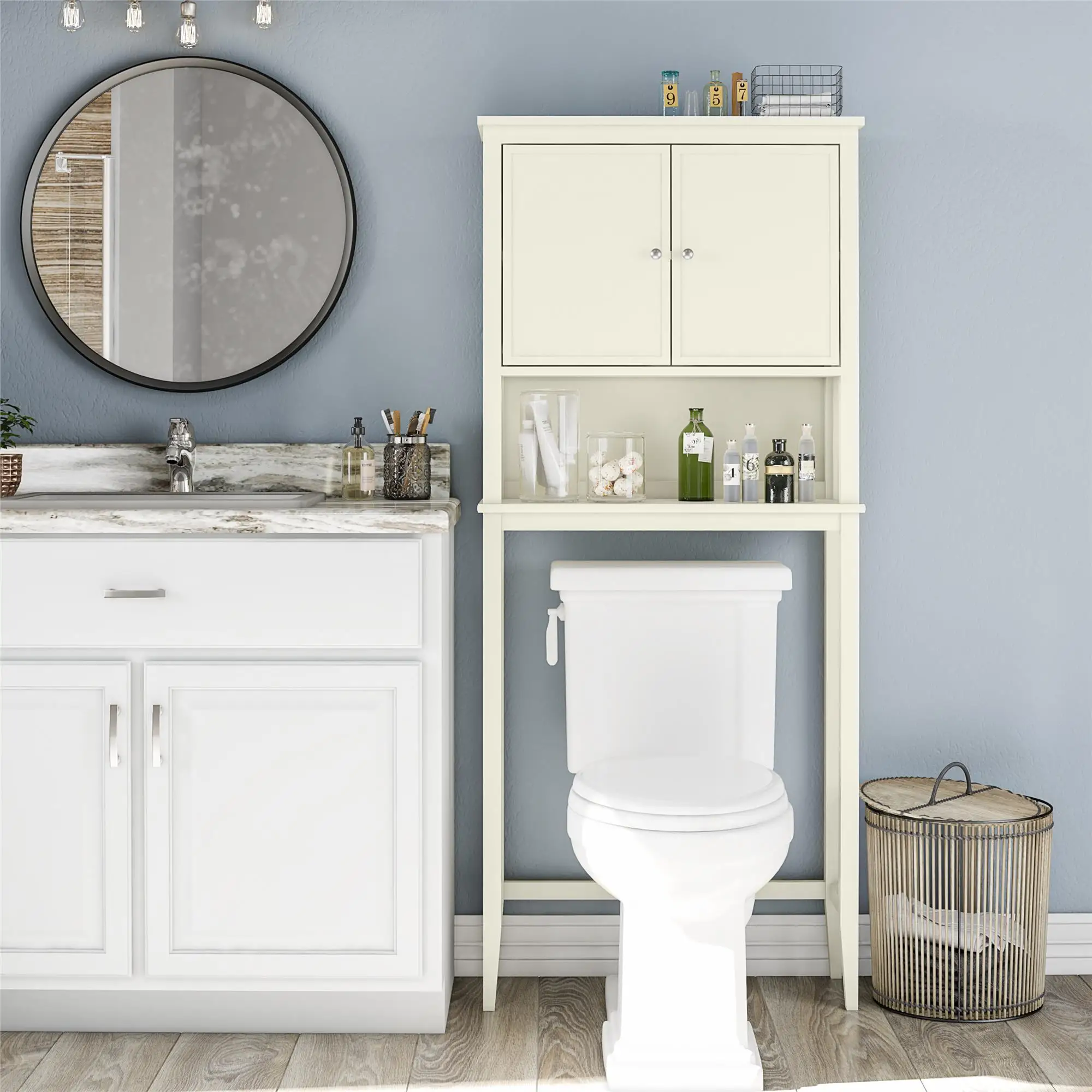 

Franklin Over the Toilet Storage Cabinet, Soft White