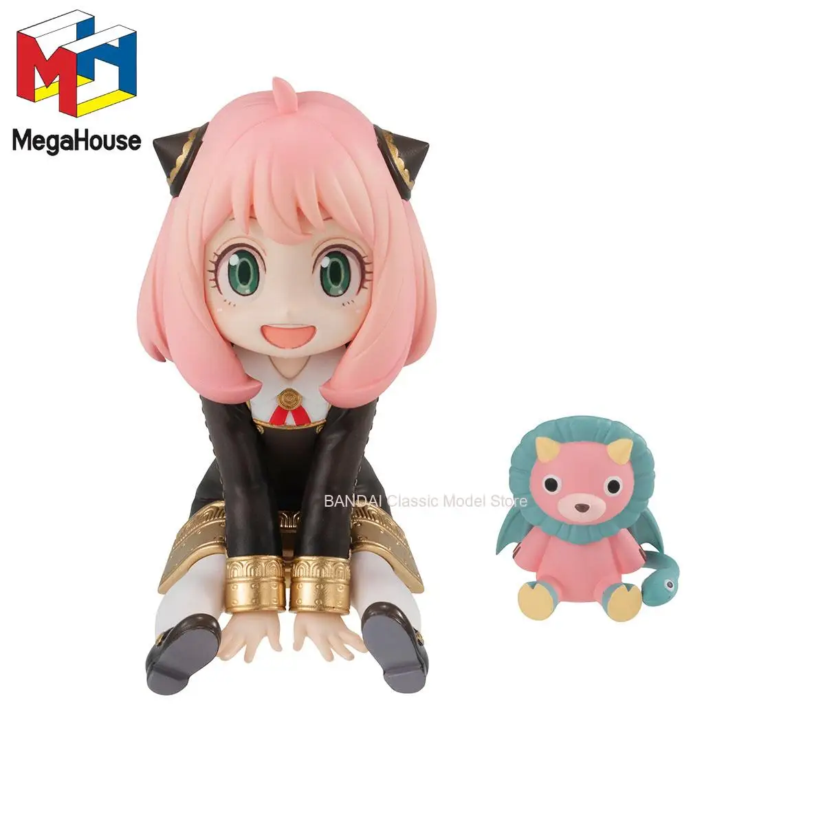 Фото BANDAI в наличии, оригинальный Mega House G.e.m Spy X Family Anya Forger, фигурка аниме, натуральная коллекционная модель в штучной упаковке, куклы, игрушка в подарок №1
