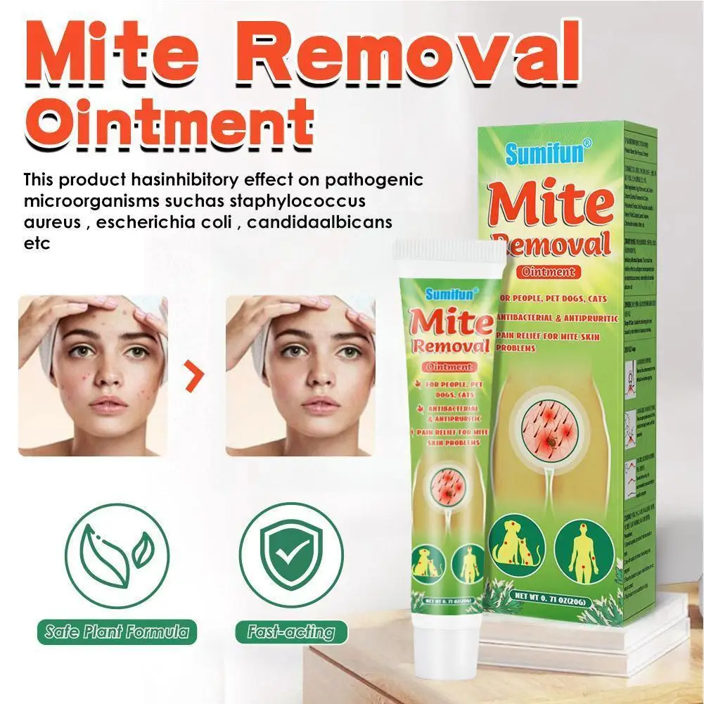 

Wormwood Pubic Lice Antibacterial Cream Mite Removal Ointment For People Pets Anti-itch Medicine Herbal Skin Care F5c6