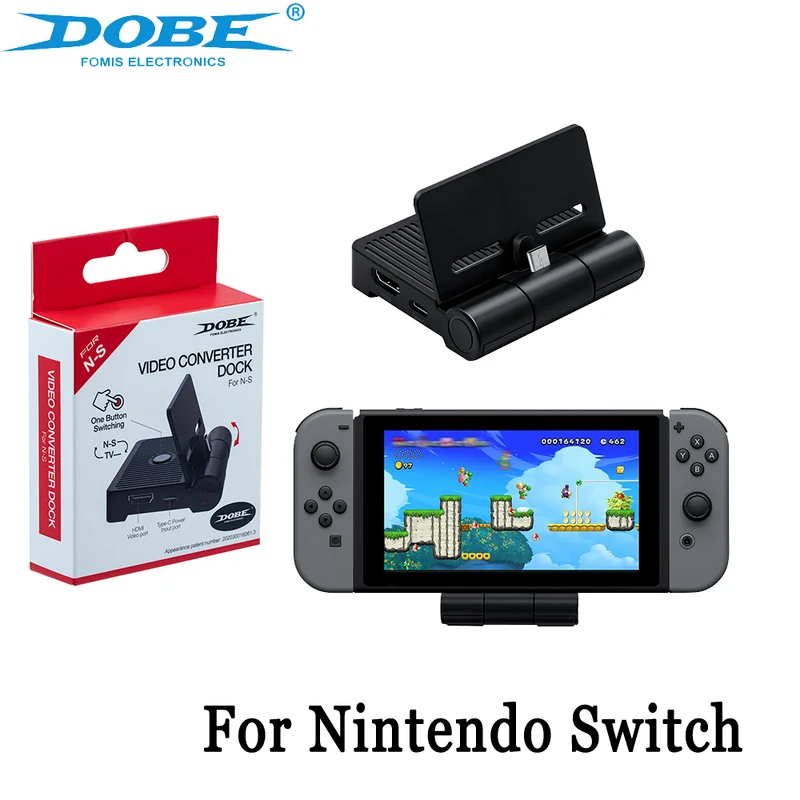 

DOBE TNS-19305 Video Converter For Nintendo Switch Host Charging Dock Station Portable TV Conversion Folding Base Game Accessory