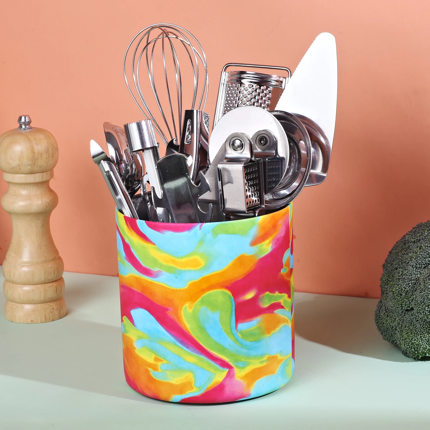 Набор кухонных гаджетов 13 шт. приборы из нержавеющей стали с медным покрытием