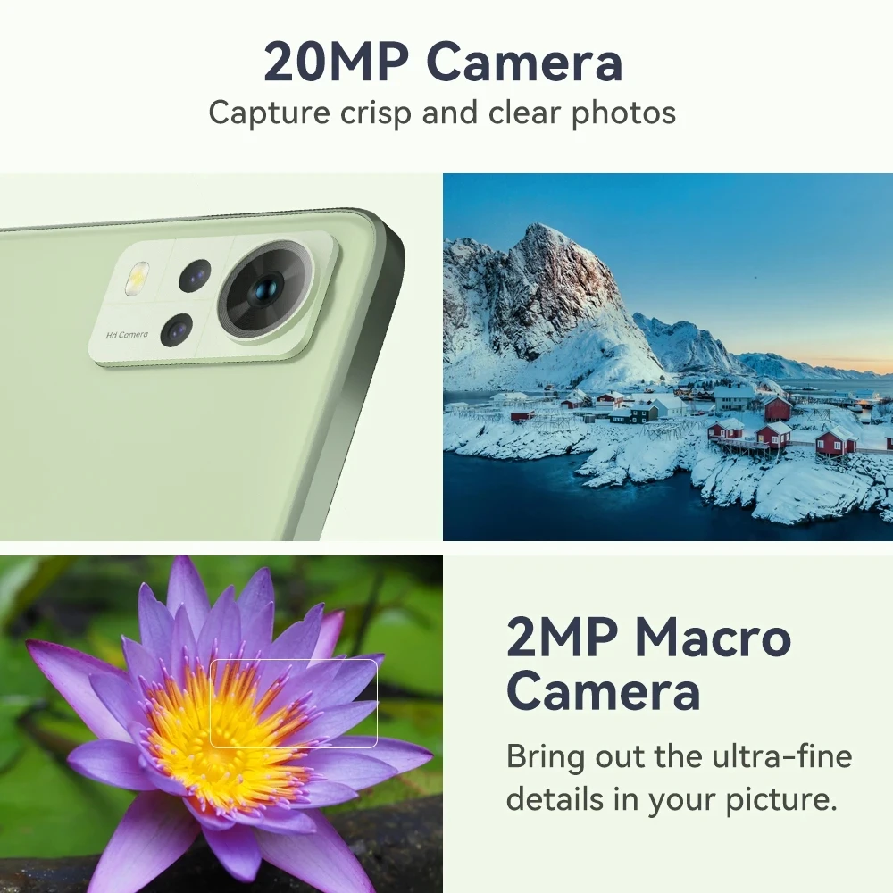 Cubot Note 30 Dual SIM 20MP Android 12 Mobile Phone 4GB+64GB(256GB Extended)  Smartphone 6.517-Inch Screen 4000mAh