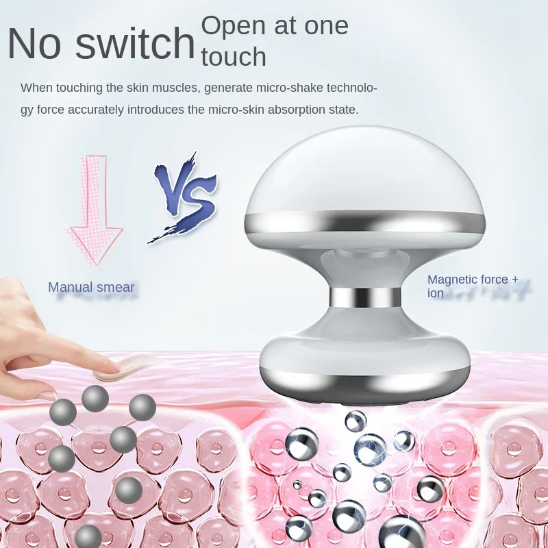 Небольшой гриб магнитное устройство высокочастотный Вибрационный массажер для