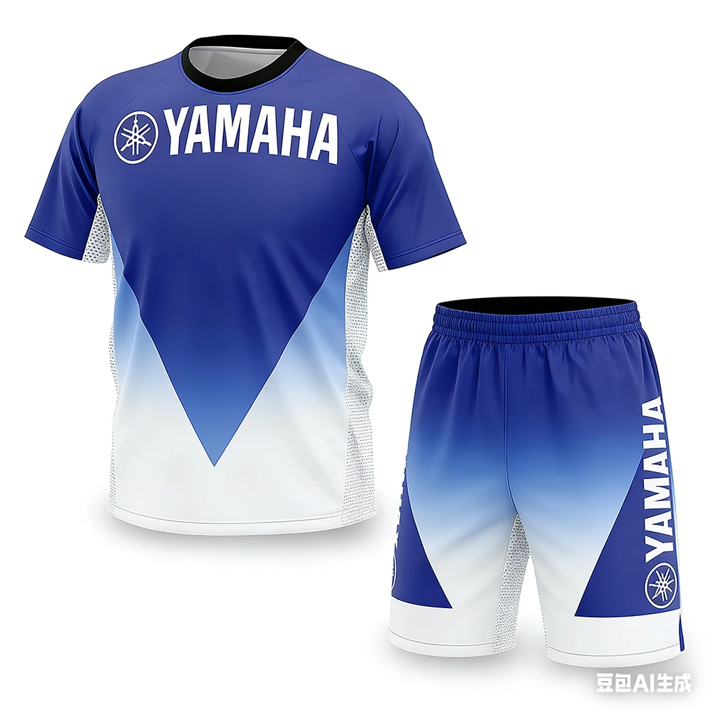 Новый летний комплект футболок для мотоциклистов Yamaha (мужские и женские), свободный крой, дышащий, быстросохнущий, спортивный, рекомендуется для активного отдыха. (art.: 3920da174baa3) - 3920da174baa3