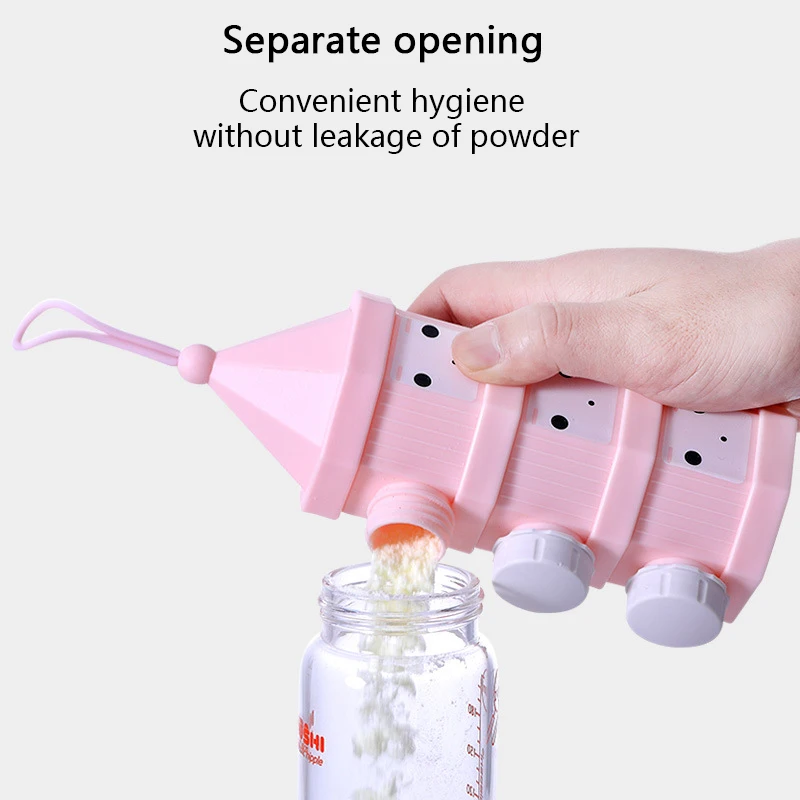 Переносной Контейнер Для Хранения Детского Питания 4 отдельных слоя