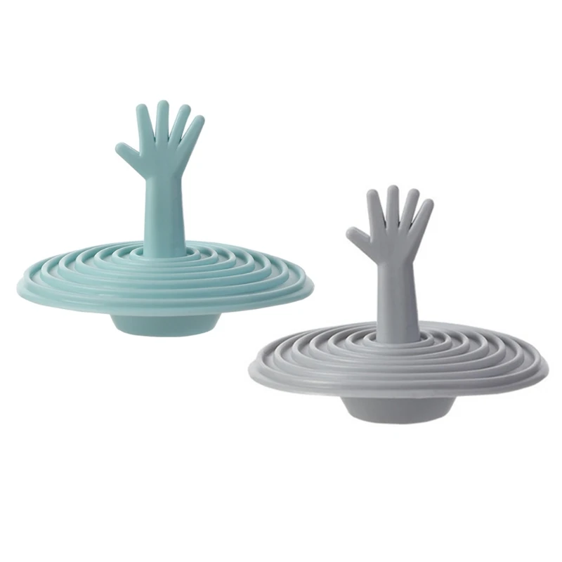 

Silicone Floor Drain Cover for w/Handle Bar Kitchen Sink Drain Stopper Easy to U
