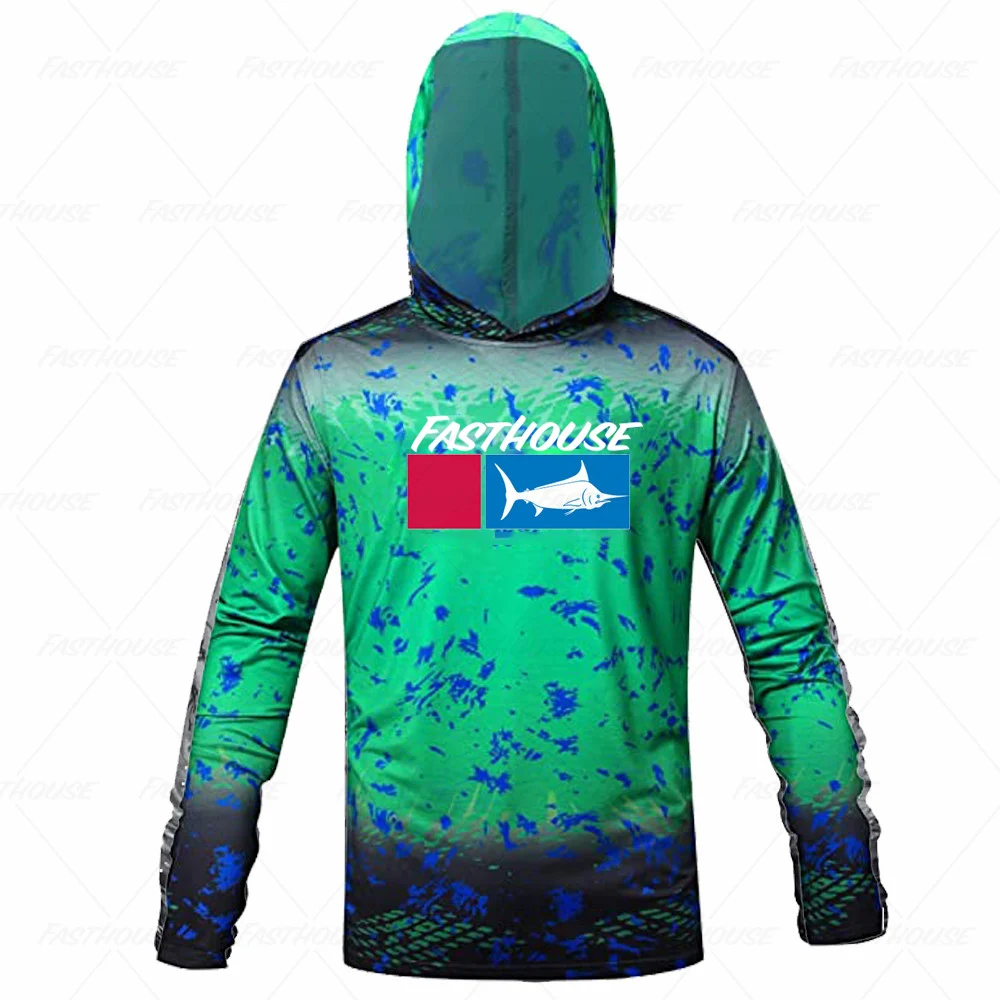 Одежда для рыбалки, летние топы, рубашка с принтом, трикотаж, шляпа Camisa De Pesca, куртка для рыбалки с длинным рукавом, защита от ультрафиолета (art.: 3920c161da8da) - 3920c161da8da
