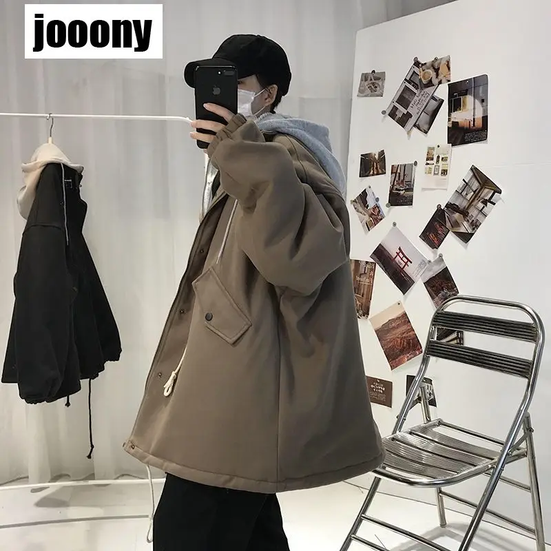 Поддельные смешанные мужские зимние классические пальто из двух предметов