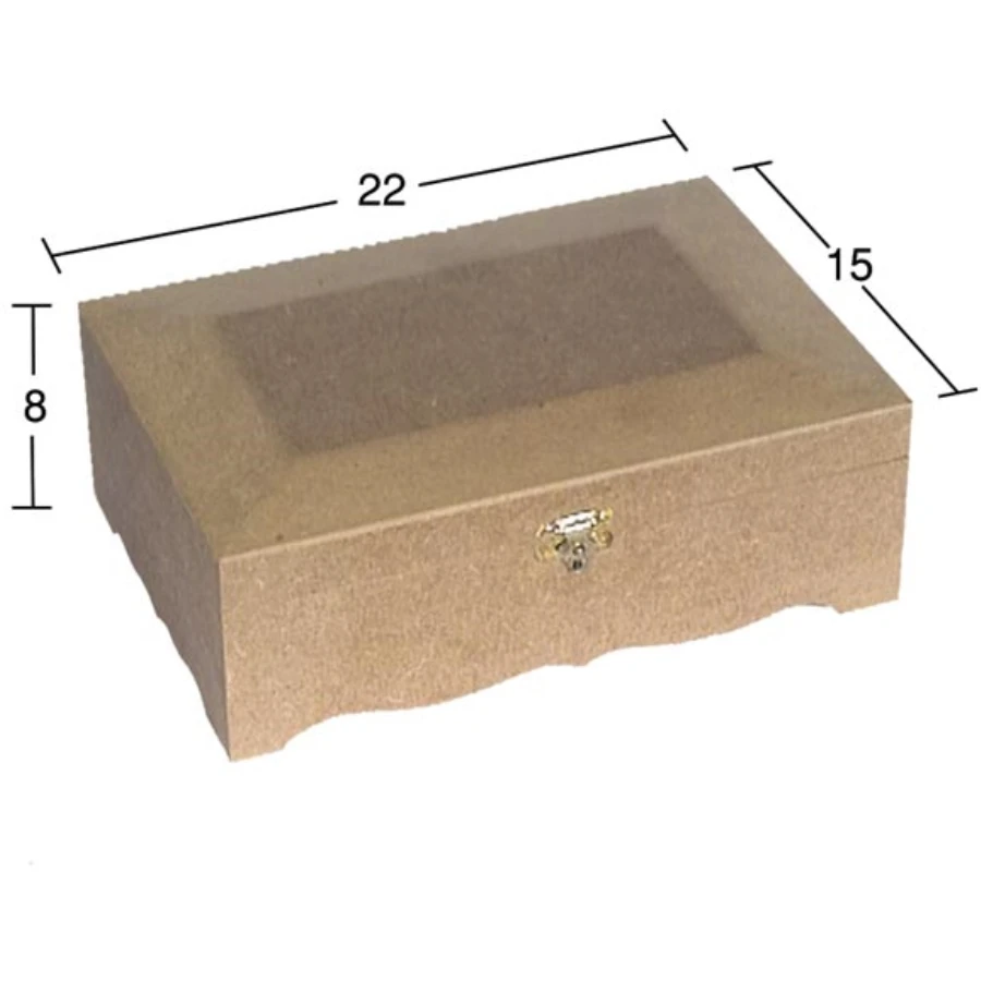 Небольшая коническая коробка KU261 может быть Окрашенная деревянная Mdf |