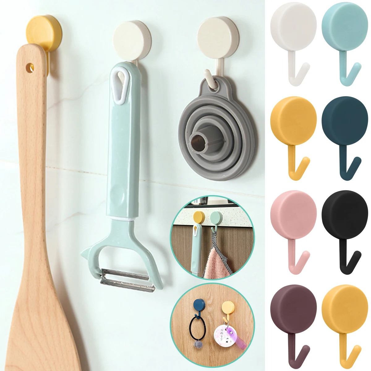 

5/10 шт., настенные крючки-Вешалки для одежды