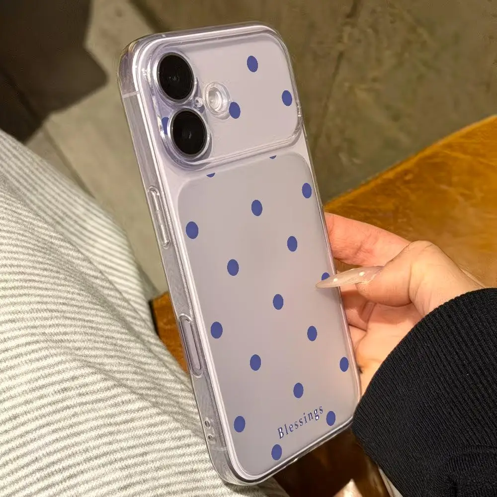 Фото Прозрачный чехол с простым волнообразным узором, подходящий для iPhone 17, 16, 15, 14, 13, 12, 11 Pro/Max/Plus, противоударный и устойчивый к падениям. №4