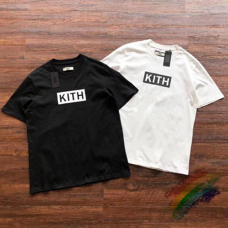 

KITH Box Logo T Shirt Men Women Best Quality Casual T-shirt Top Tees