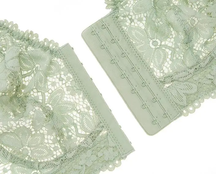 Ultra-thin Womens Lace Front Closure Bra Wirefree Bralette Top Female Lingerie Full Coverage Non Padded Underwear 38 40 42 C D