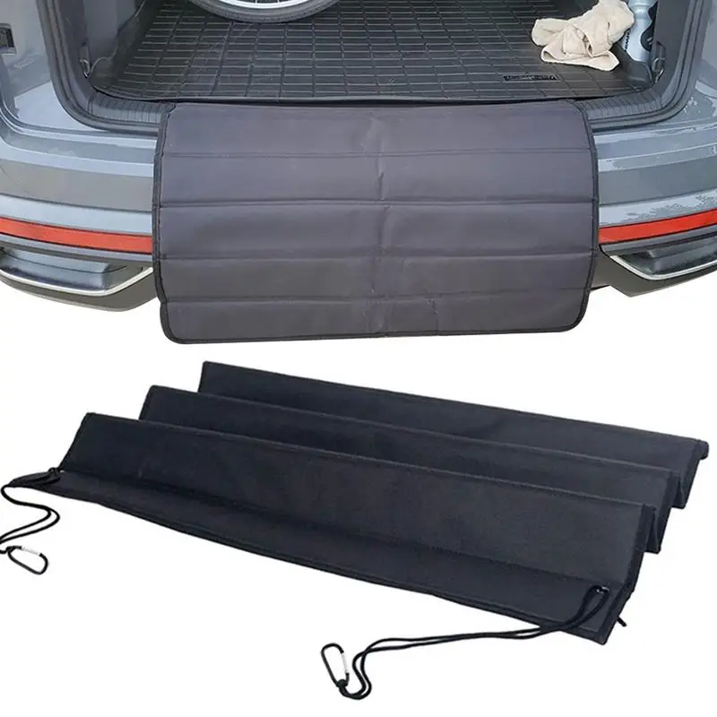 

Складной бампер, защита для багажника, защитный коврик для багажника автомобиля, протектор для багажника, коврик для пола против царапин, предотвращающий появление царапин во время разгрузки