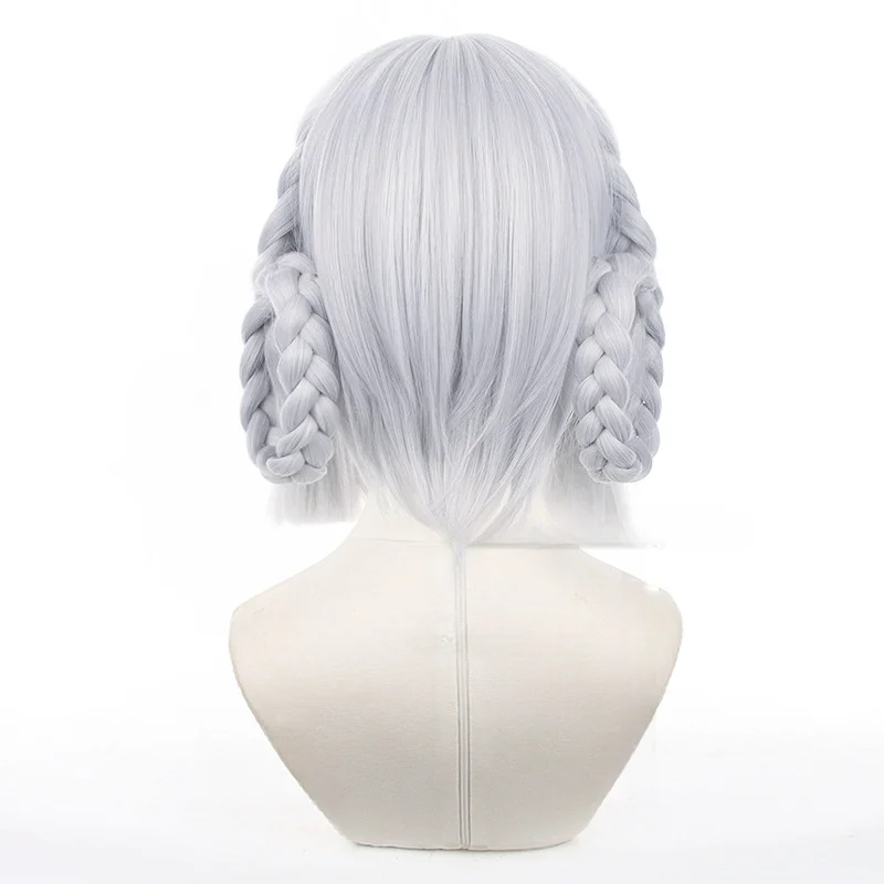 Игра Genshin Impact Камисато Аяка Косплей Парик Новая Кожа Плетеный Аниме Парики
