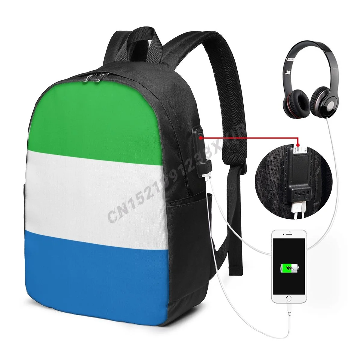 Sierra Leone Flag Sierra Leonean Country Map It's In My Dna 