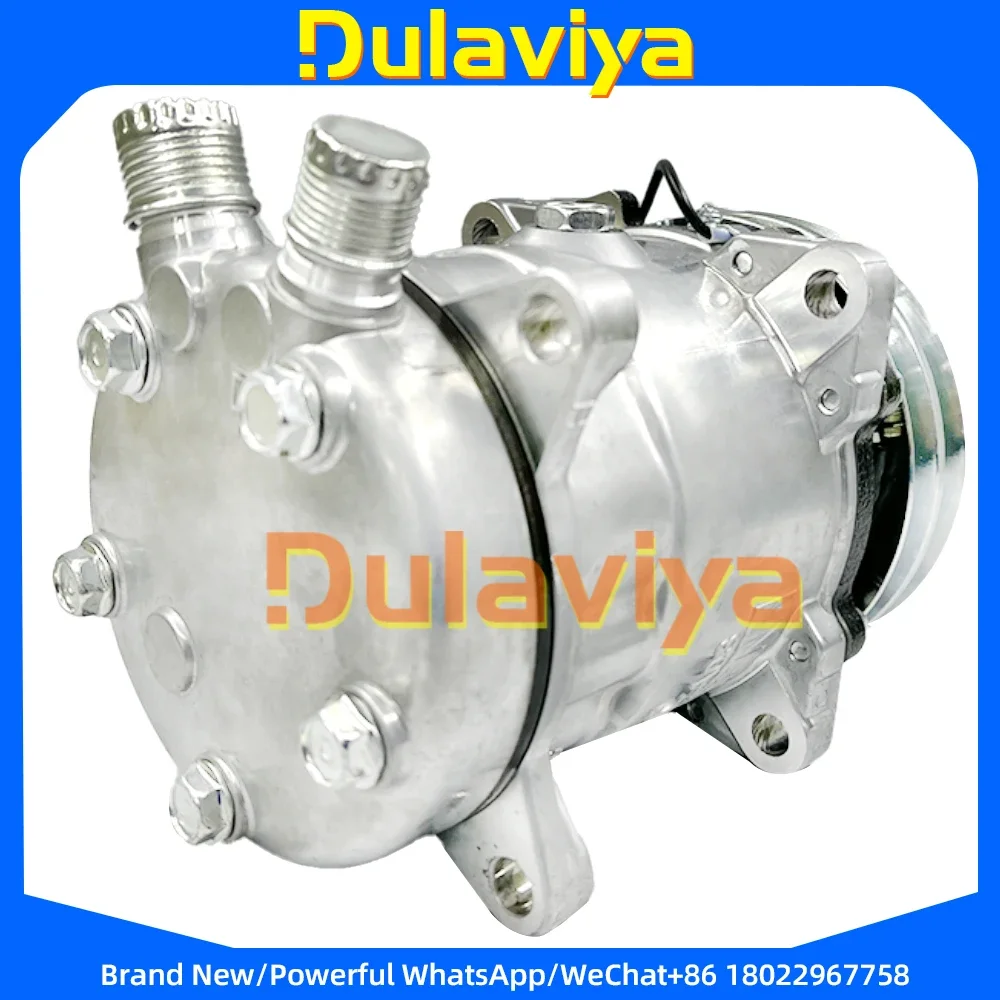 ДЛЯ нового компрессора переменного тока Sanden sd507 5H11 507 Компрессор 12 В 24 2 канавки V