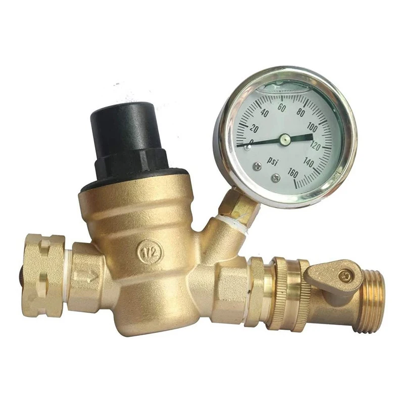 

Golden Color Garden Copper Ball Valve 3/4 American Threaded Garden single-way Ball Valve Joint Hardware
