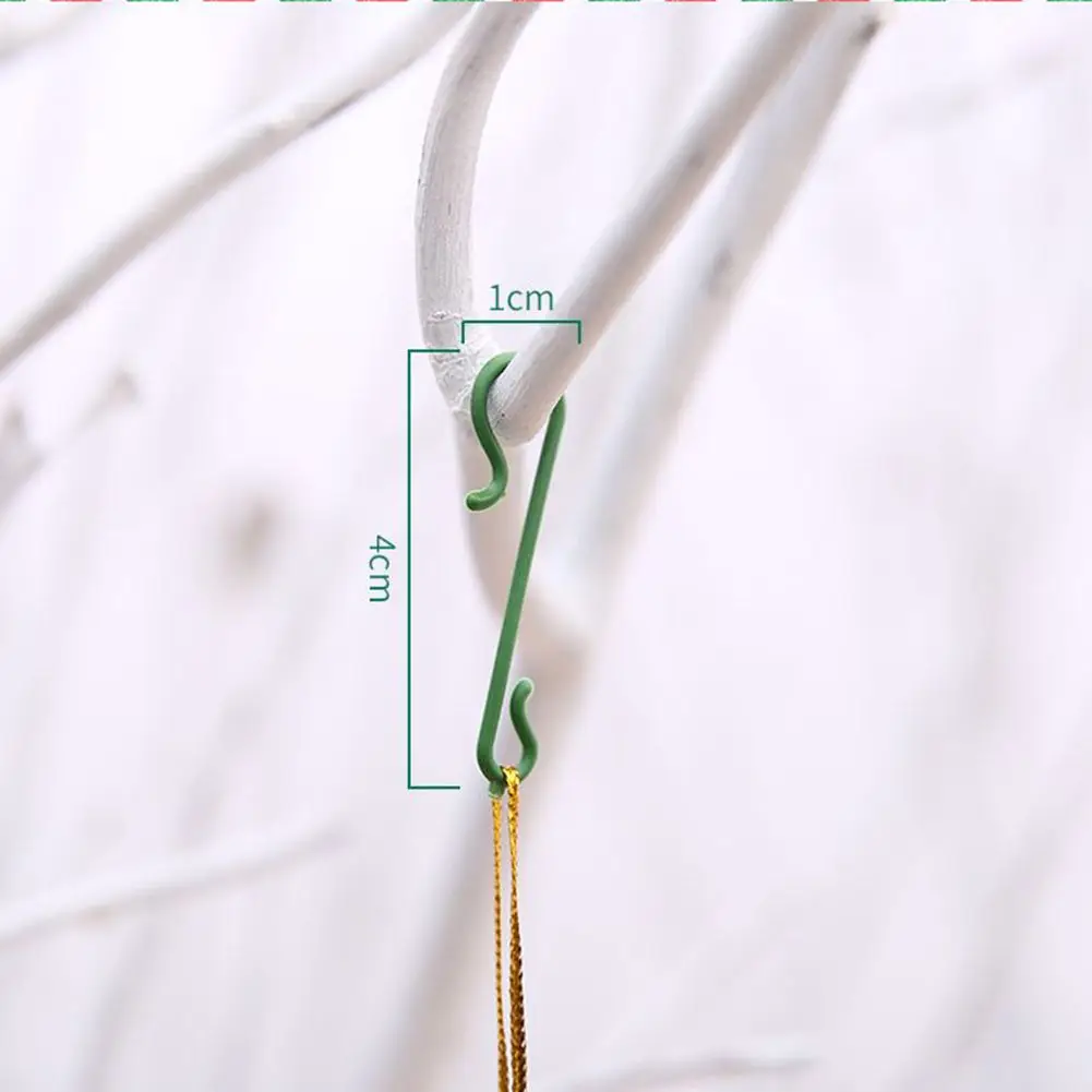 Вешалка Рождественские крючки Пластиковая безделушка Украшение для