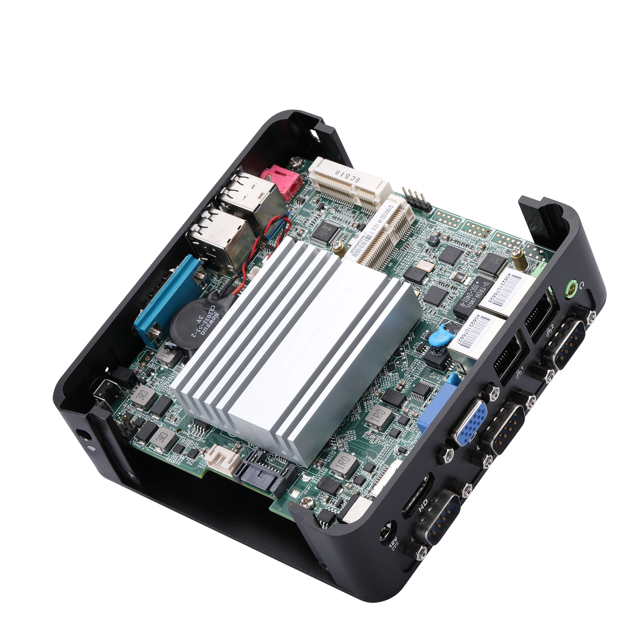 Мини-ПК FAST 4 RS232 J1900 мини-ПК для гостиной/HTPC узла/промышленный компьютер