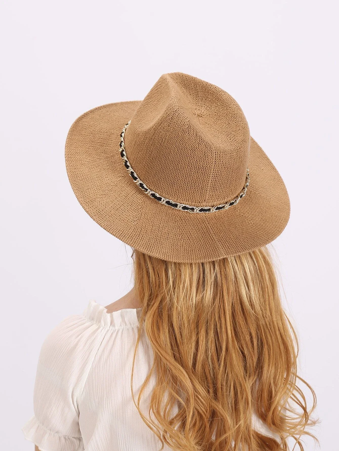 

hat Chain Decor Sun Hat beach