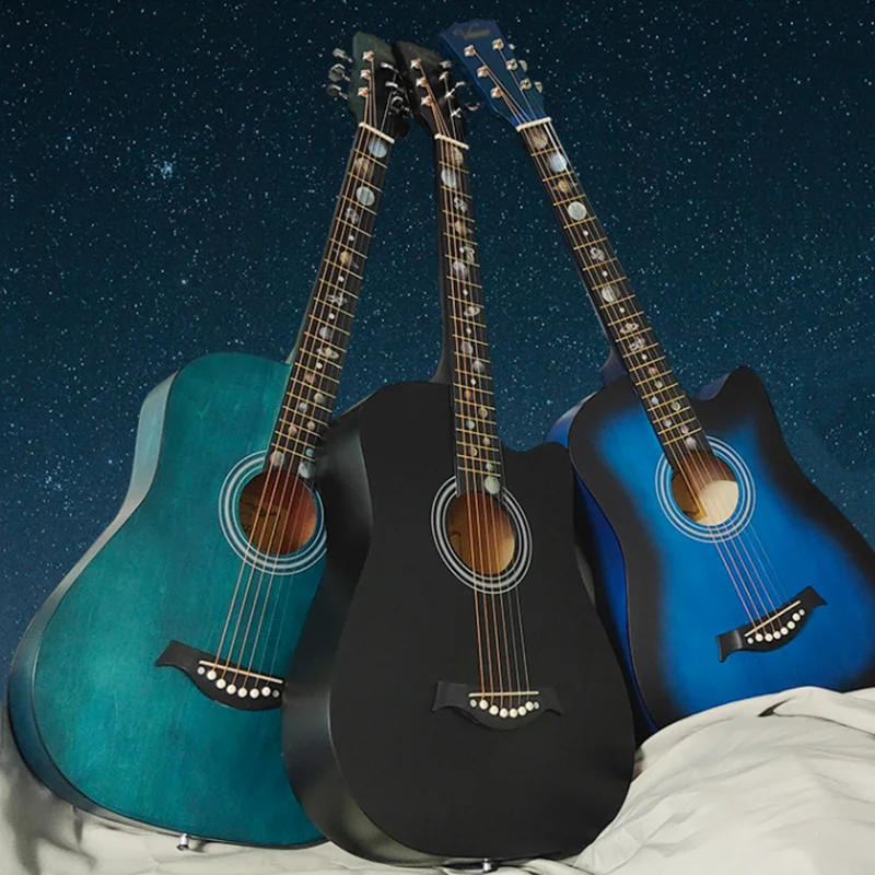 

Набор для акустической гитары, для тренировок, Telecaster, Классическая ажурная гитара