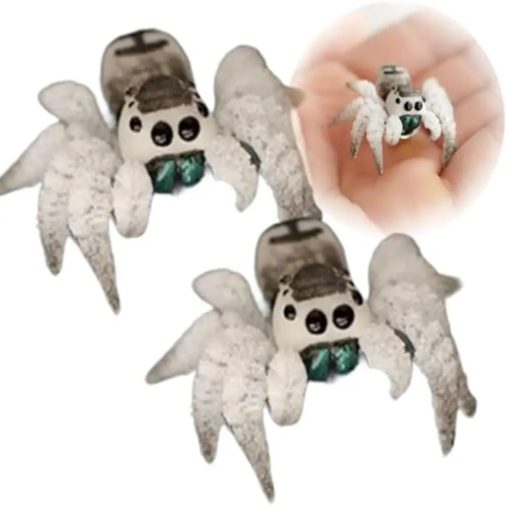 Хэллоуин Паук Булавки Брошь Сплав Сумочка Аксессуары Прыгающий Серый Цвет