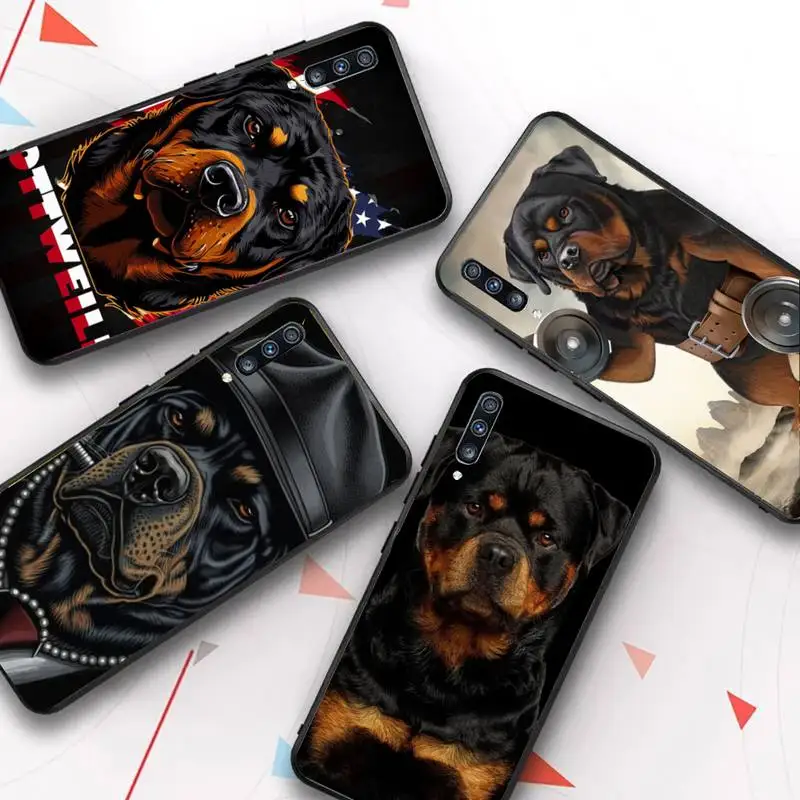 

Rottweiler Dog Phone Case for Redmi 8 9 9A for Samsung J5 J6 Note9 for Huawei NOVA3E Mate20lite cover