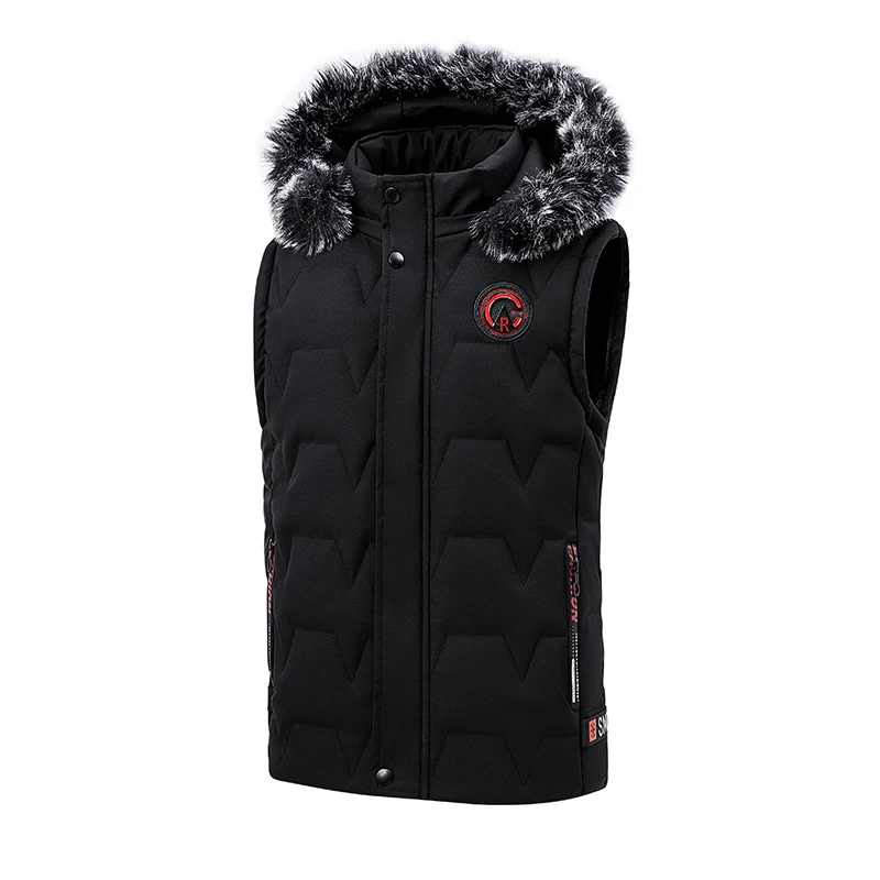 Men Brand Winter Hooded Fur Collar Jacket Fashion Casual Windproof Coat Men Windbreaker Warm Thick Outwear Classic Men Parkas