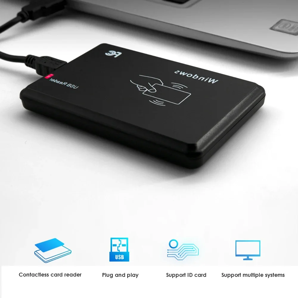 Фото 125 кГц RFID-карта с поддержкой USB-порта, оконная система Linux EM4100 TK4100, бесконтактная смарт-карта с чувствительностью №3