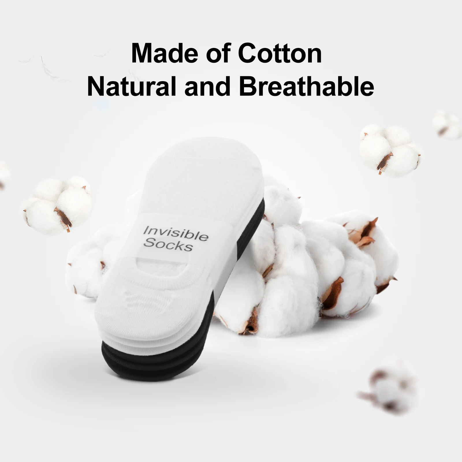 6 pair Women's boat socks Silicone Non-slip Socks Lady Summer Solid Color Ankle Boat Socks Female Soft Cotton Sock Breathable