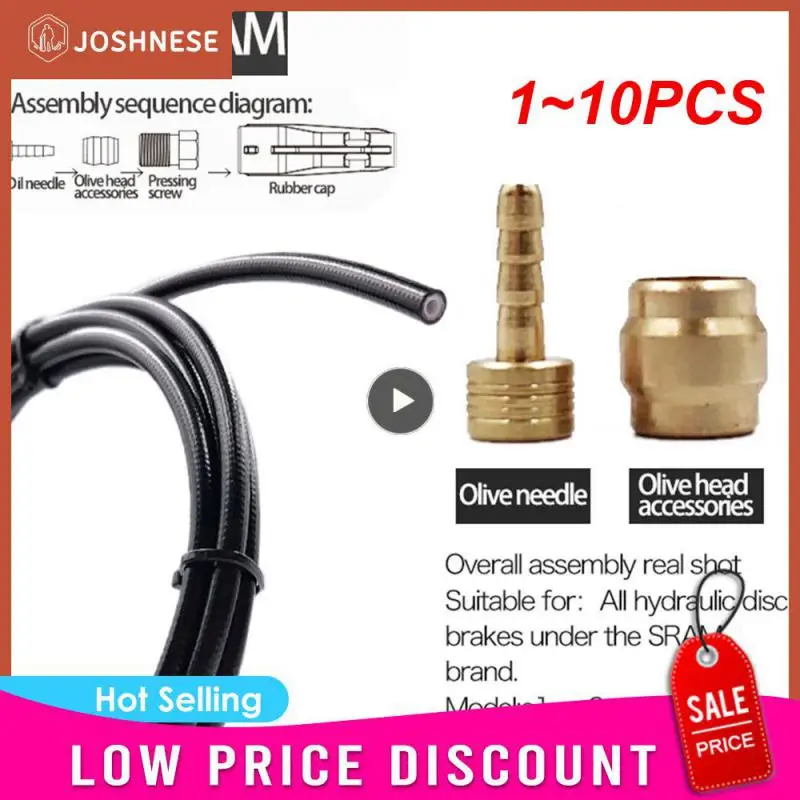 

1~10PCS meters Mountain Bike Hydraulic Disc Brake Oil Tube Pipe Brake Hose 2.0x5.0mm