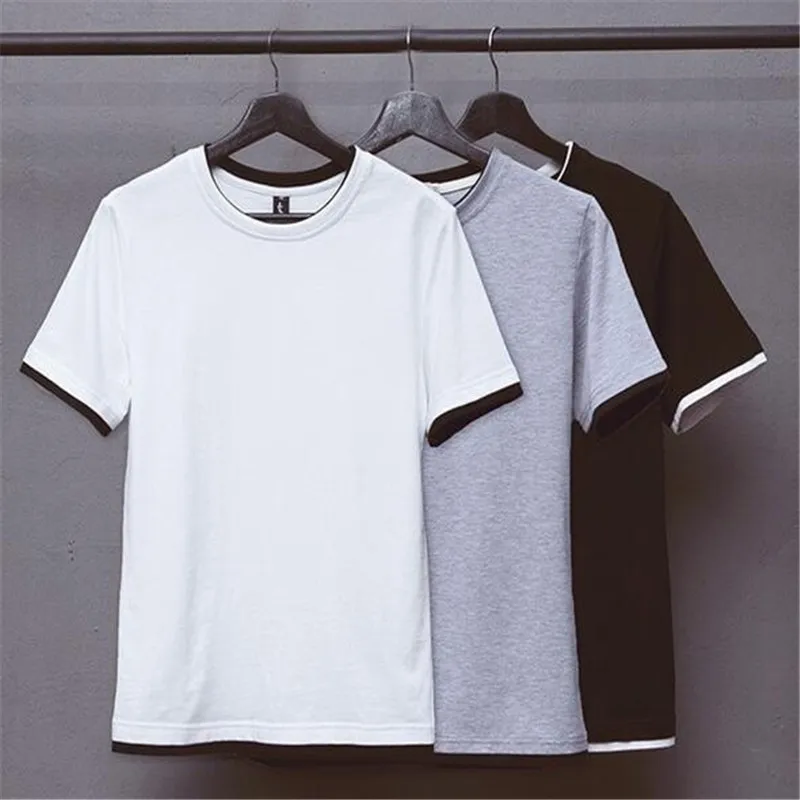 

Design Short-sleeve Pure Ring Short-sleeve T-shirt Men T-shirt Japanese Style Simple Plus Size