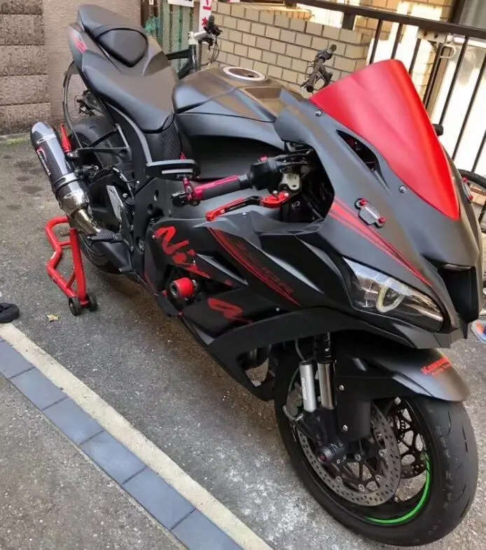 

Новый комплект обтекателей из АБС-пластика для Kawasaki Ninja ZX-10R ZX10R 2016 2017 2018 2019 117 18 19, комплект обтекателей красного, черного и матового цвета JP