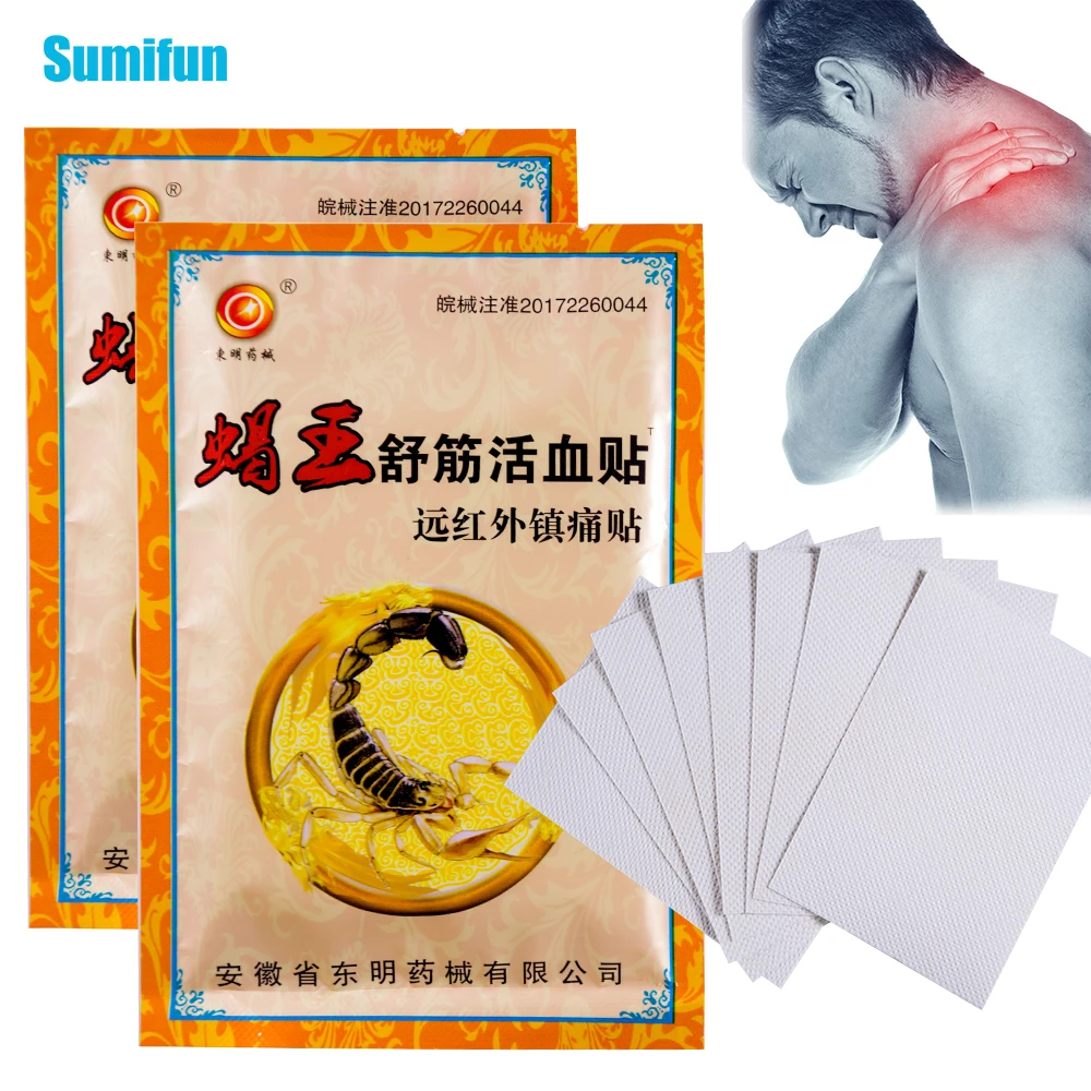 

8/32Pcs Scorpion Venom Pain Relief Patch Cervical Lumbar Arthritis Joint Sticker Back Neck Muscle Sprain Plaster Health Care