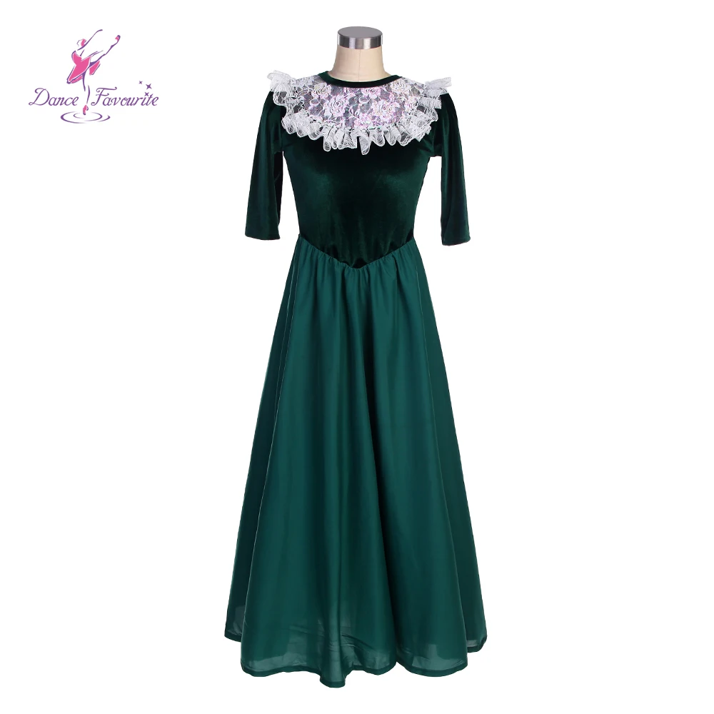 

22580 Adult Ballet Long Tutu Girl & Women Velvet Bodice Ballet Party Dress
