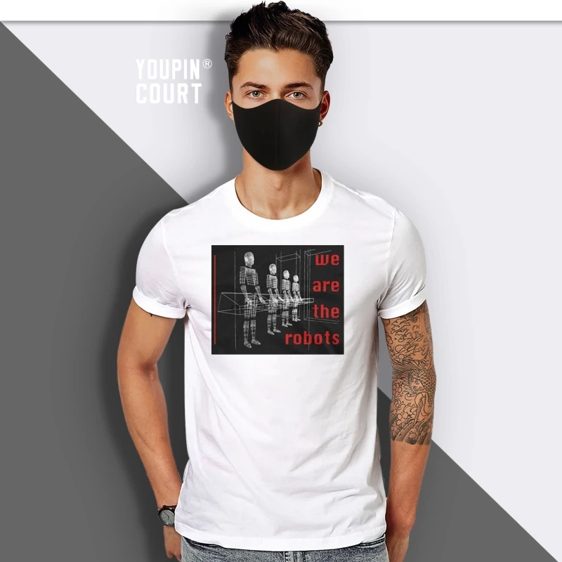 

Футболка с оригинальным дизайном We Are The Robot Kraftwerk limited edition