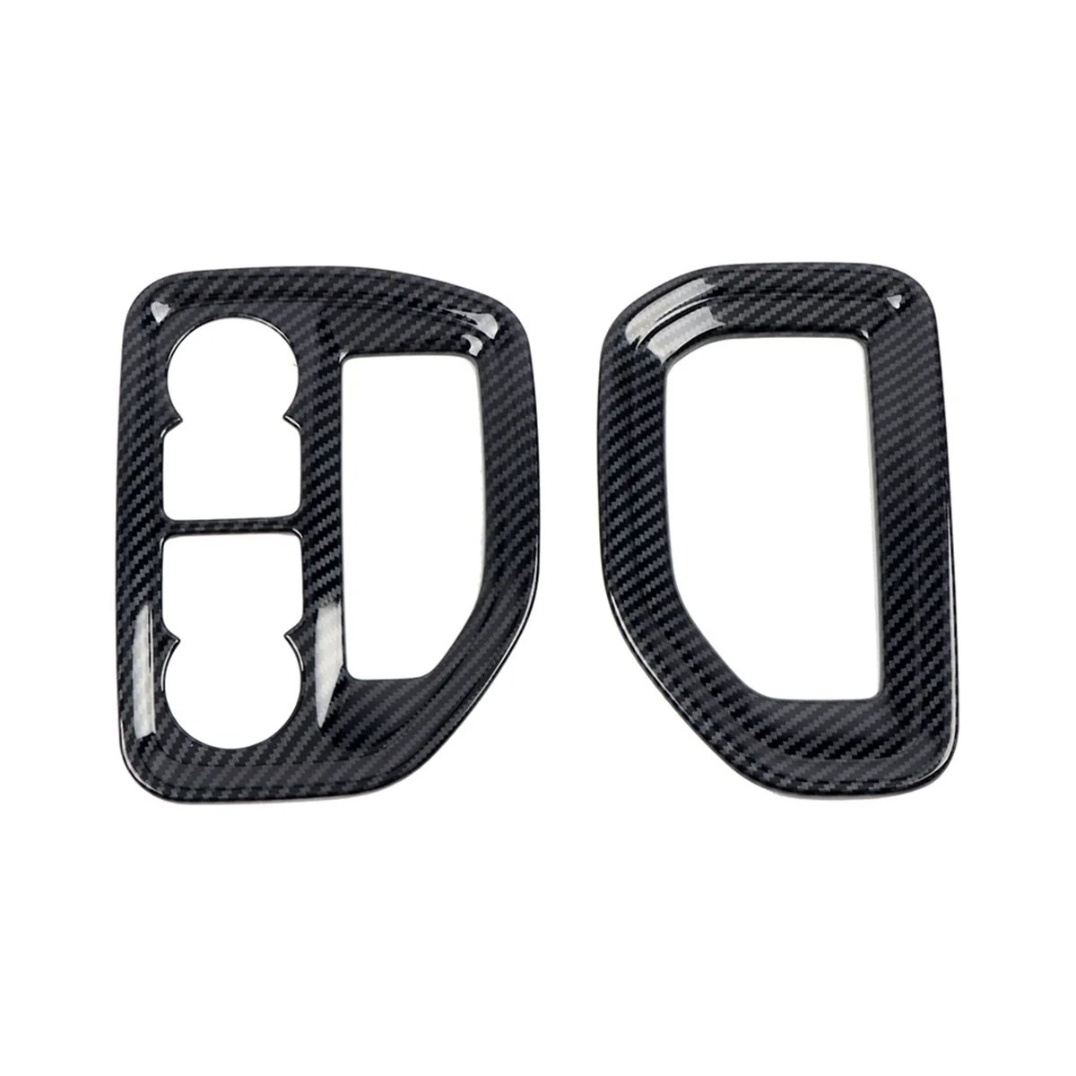 

Car Carbon Fiber Dashboard Side Air Vent Housing Outlet Frame Cover Trim for Chevrolet Silverado 2019 2020 2021 2022 B