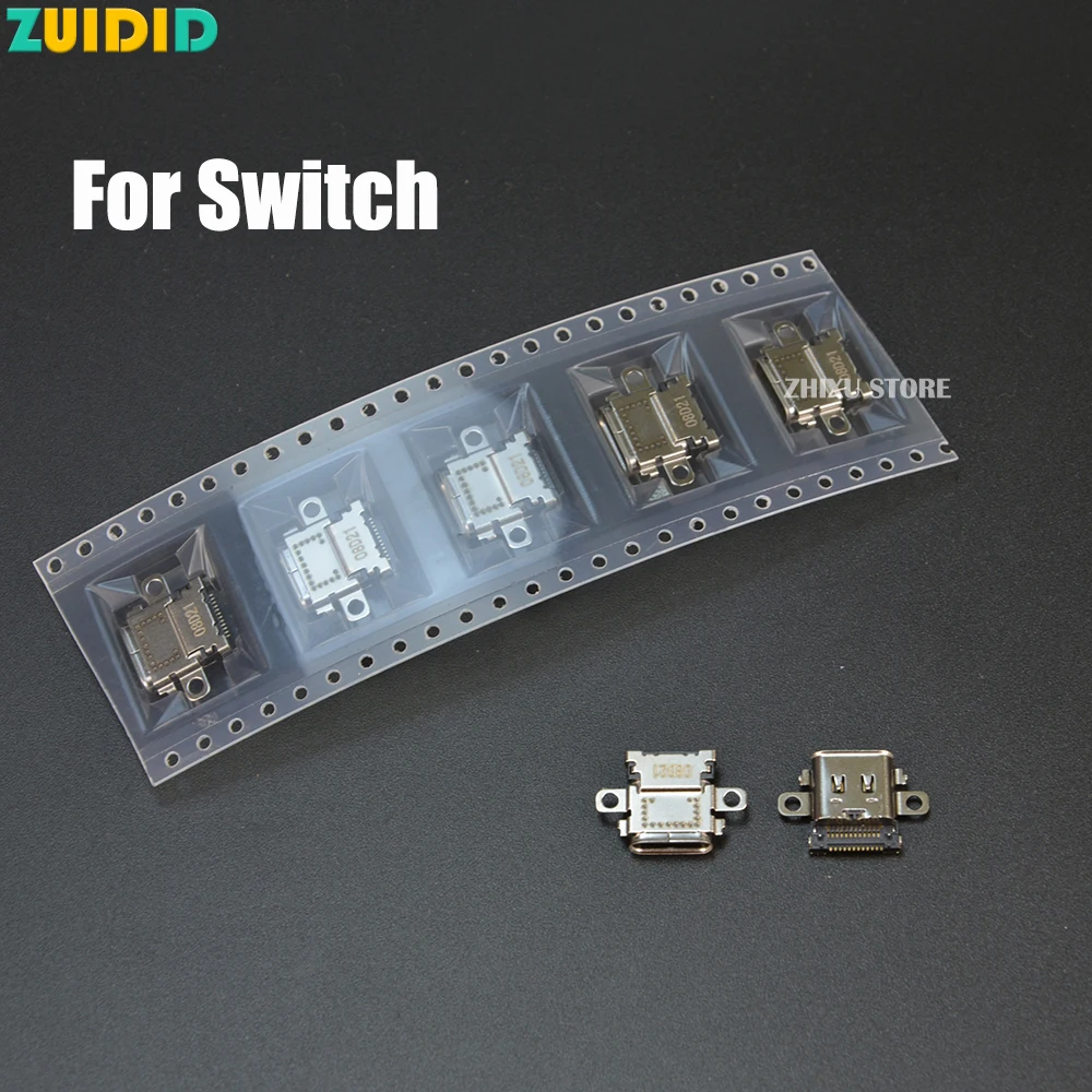 

ZUIDID 5 шт. новый разъем для зарядного порта, сменный USB-разъем типа C для консоли коммутатора NS