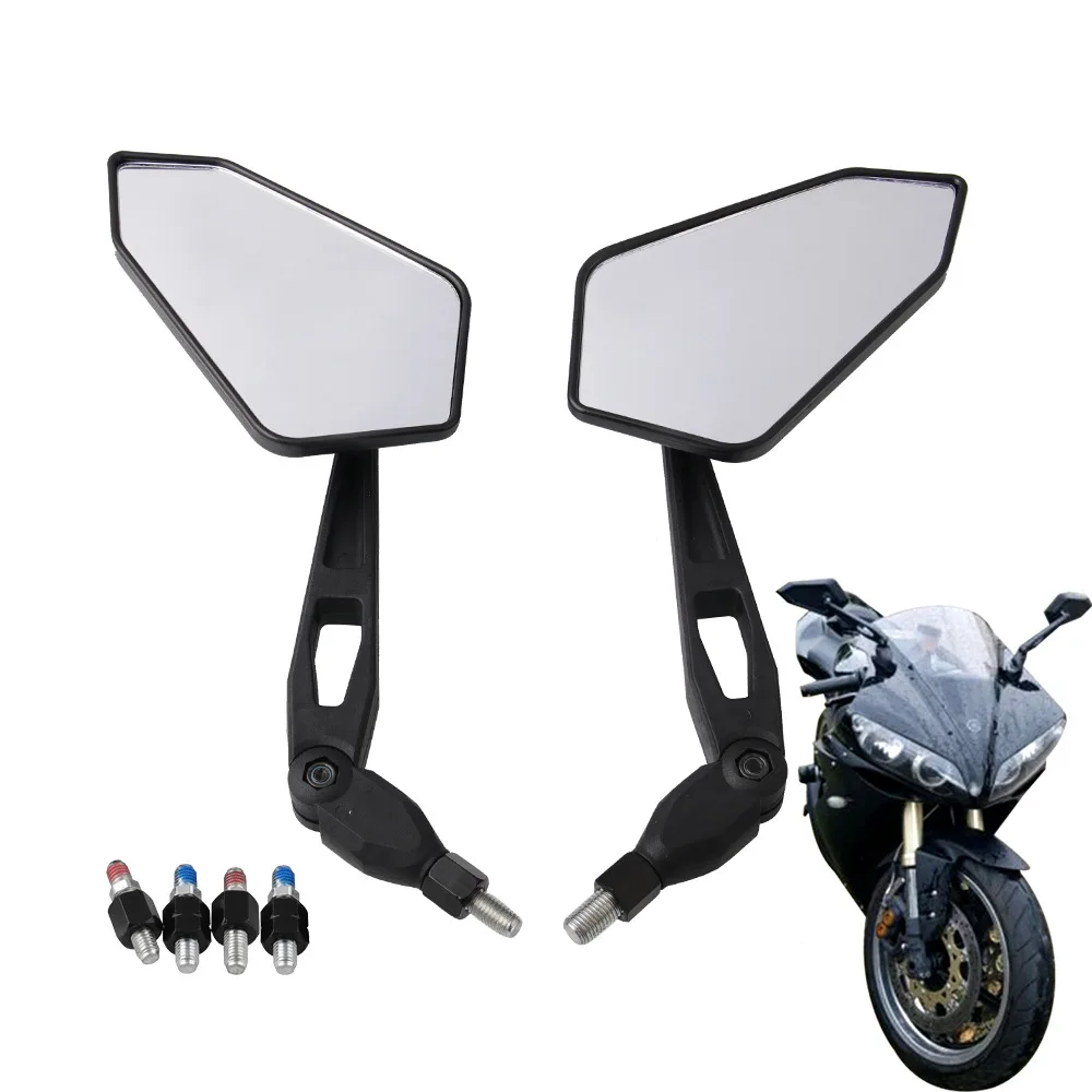 

Motorcycle Rear Side View Mirrors Universal Rearview Mirror 10mm Fits for Triumph Bonneville Speed Triple Street Triple Tiger