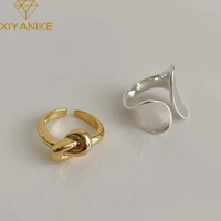 xiyanike geometric sector knot open cuff finger rings for women girl new fashion punk jewelry gift party hip pop %d0%ba%d0%be%d0%bb%d1%8c%d1%86%d0%be %d0%b6%d0%b5%d0%bd%d1%81%d0%ba%d0%be%d0%b5