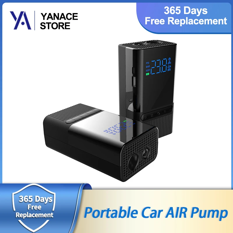 

12V 150PSI Portable Air Compressor Rechargeable Air Pump Tire Inflator Cordless Portable Compressor Digital For Car Bicycle Tire